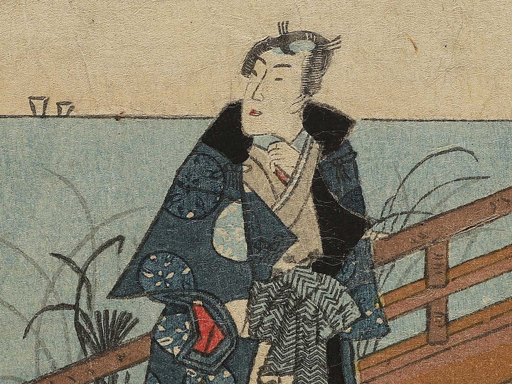 Dai juyon Miotsukushi from the series Edomurasaki gojuyonjo by Utagawa Kunisada(Toyokuni III) / BJ347-270