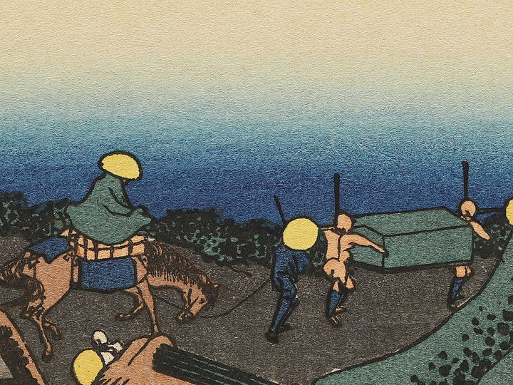 Dawn at Isawa in Kai Province from the series Thirty-six Views of Mount Fuji by Katsushika Hokusai, (Medium print size) / BJ297-822