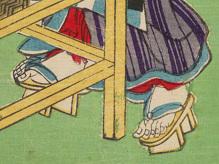 Kaiko yashinai gusa by Utagawa Kunisada II / BJ301-371