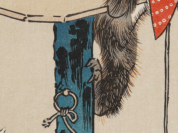 Sakura ni Saru by Utagawa Hiroshige, (Medium print size) / BJ328-167