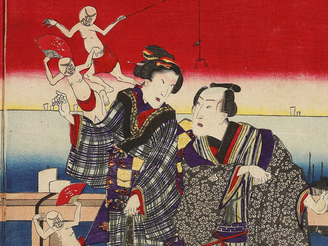 Zenaku kokoro no annai by Ochiai Yoshiiku / BJ333-193