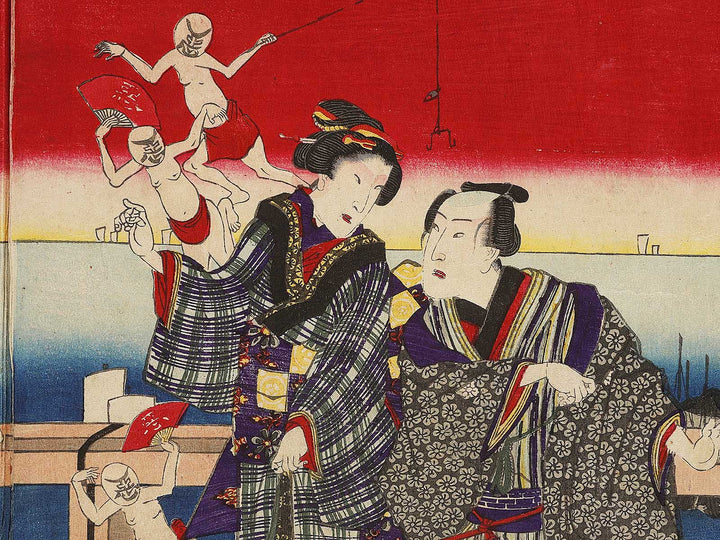 Zenaku kokoro no annai by Ochiai Yoshiiku / BJ333-193