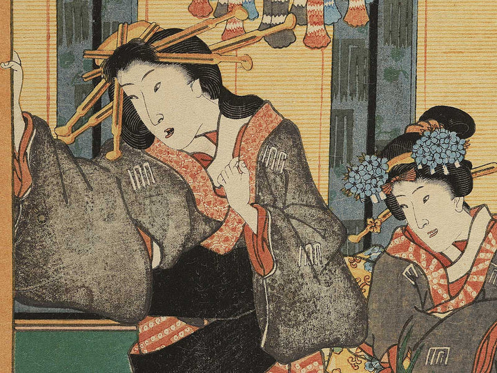 Genjikimi kagetsu asobi by Utagawa Kunisada(Toyokuni III) / BJ348-110