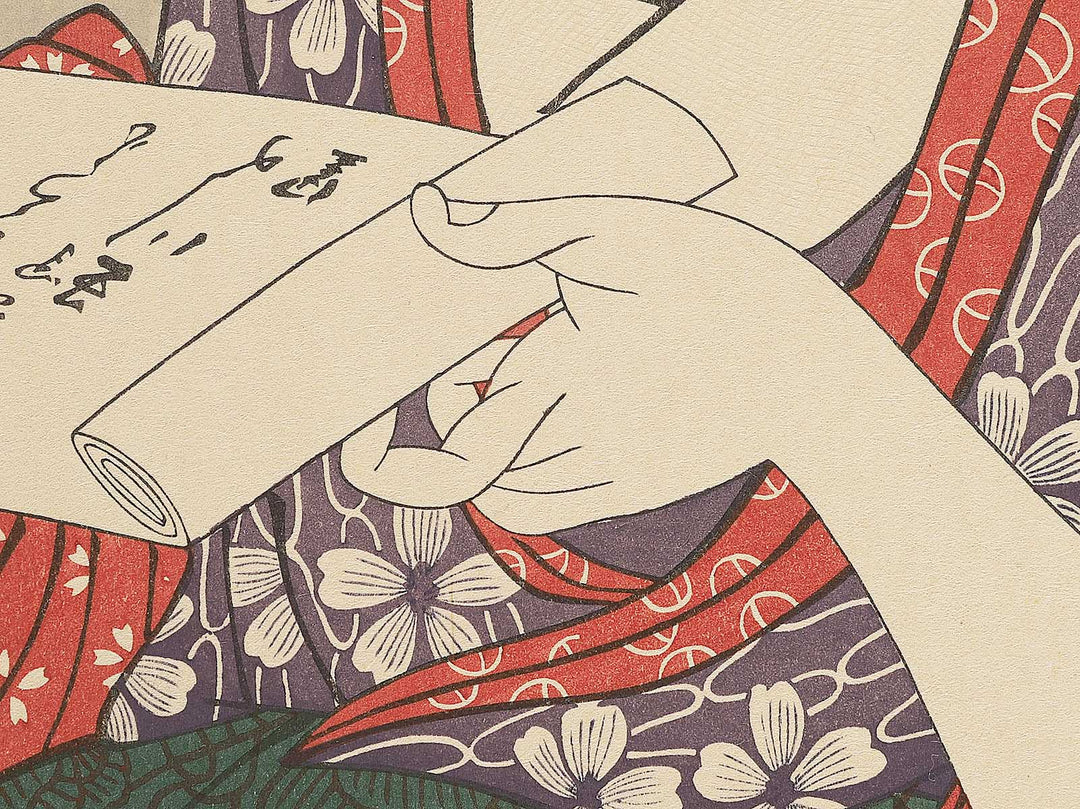 Toi no Tamagawa from the series Mutamagawa by Kitagawa Utamaro, (Large print size) / BJ352-212