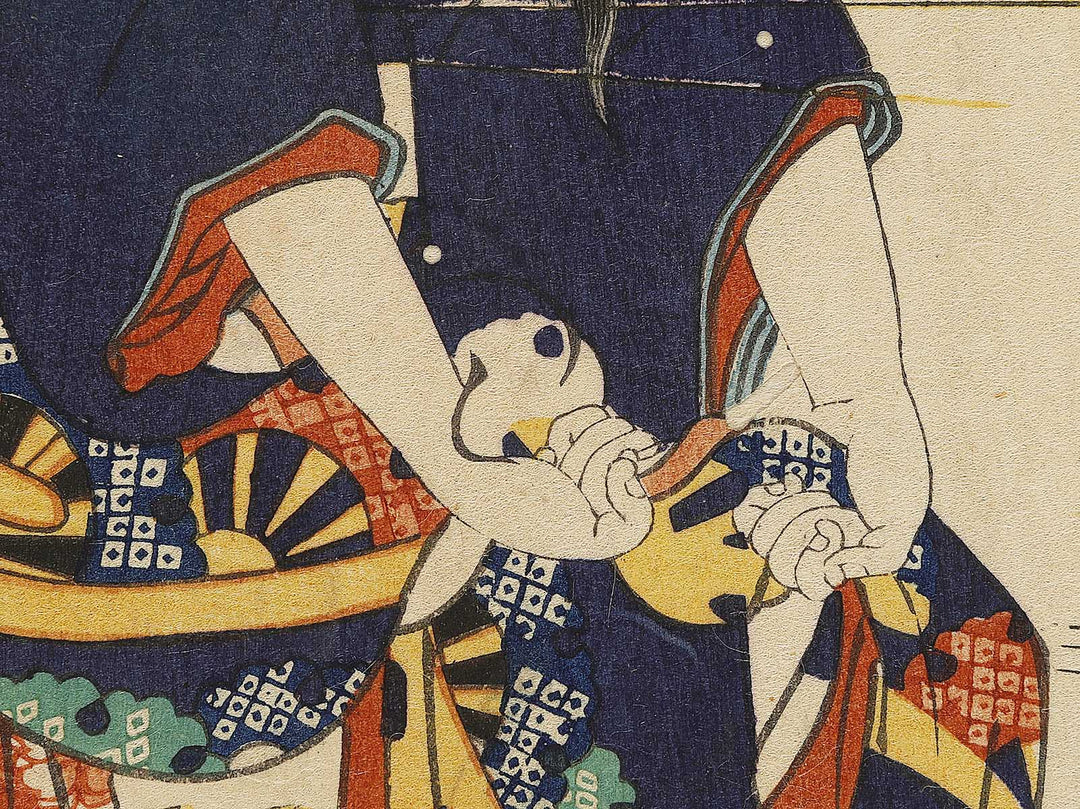Shiragiku hime from the series Kokon meifu den by Utagawa Kunisada(Toyokuni III) / BJ337-624