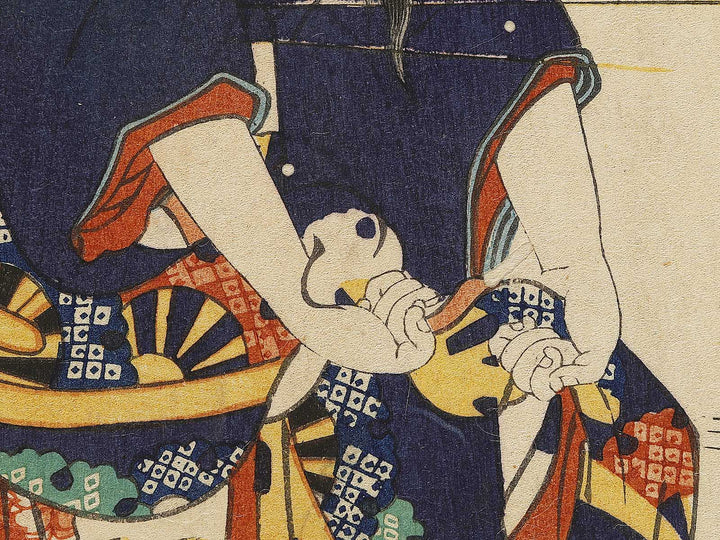 Shiragiku hime from the series Kokon meifu den by Utagawa Kunisada(Toyokuni III) / BJ337-624