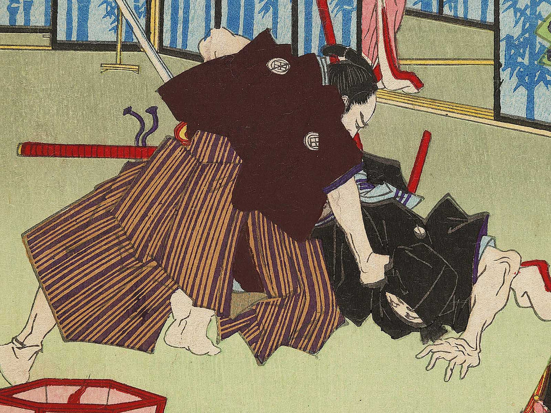 Date goten from the series Azumanishiki chuya kurabe by Yoshu Chikanobu / BJ318-045
