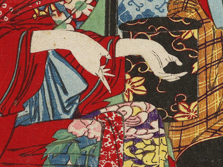 Ushiwakamaru Jorurihime from the series Nihon ryakushizu by Hasegawa Sadanobu / BJ323-911