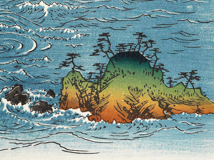 Awa Naruto no fukei by Utagawa Hiroshige, (Large print size) / BJ339-542