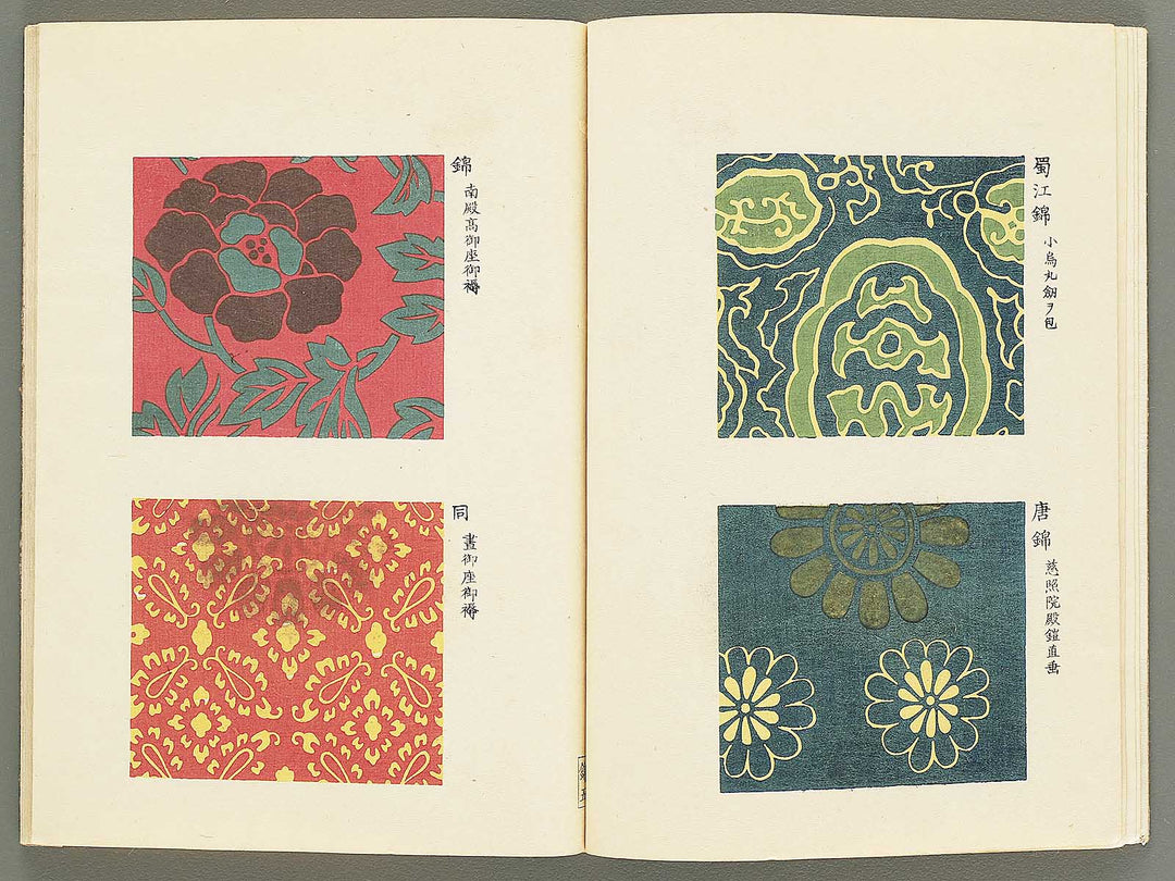 Kojitsu sosho shokumon zue (Nishiki orimono) by Honma Hyakuri / BJ350-448