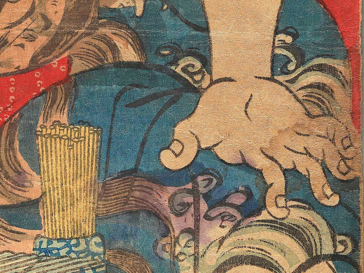 Umegatani Totaro from the series Parody of the Romance of the Three Kingdoms by Utagawa Kuniaki / BJ345-919
