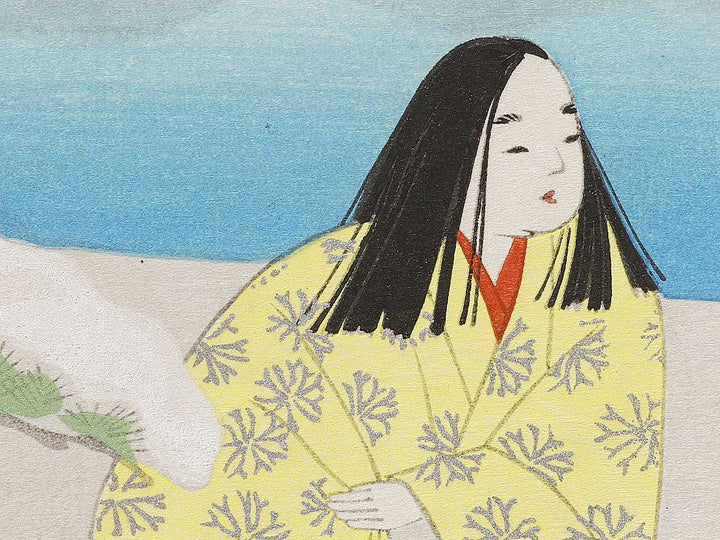 ASAGAO from the series The Tale of Genji by Ebina Masao, (Medium print size) / BJ329-112