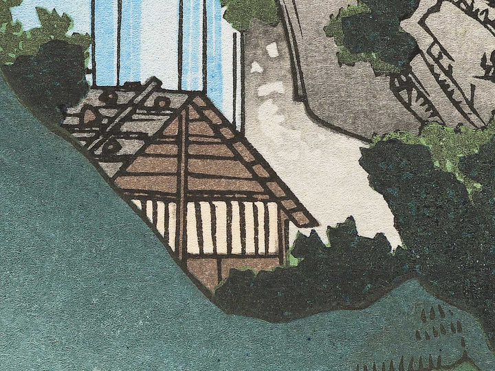 Agematsu from the series The Sixty-nine Stations of the Kiso Kaido by Utagawa Hiroshige, (Small print size) / BJ340-249