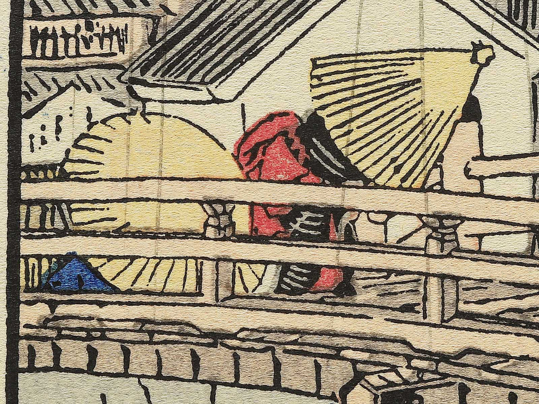 nihonbashi no hakuu from the series Toto meisho by Utagawa Hiroshige, (Medium print size) / BJ330-540