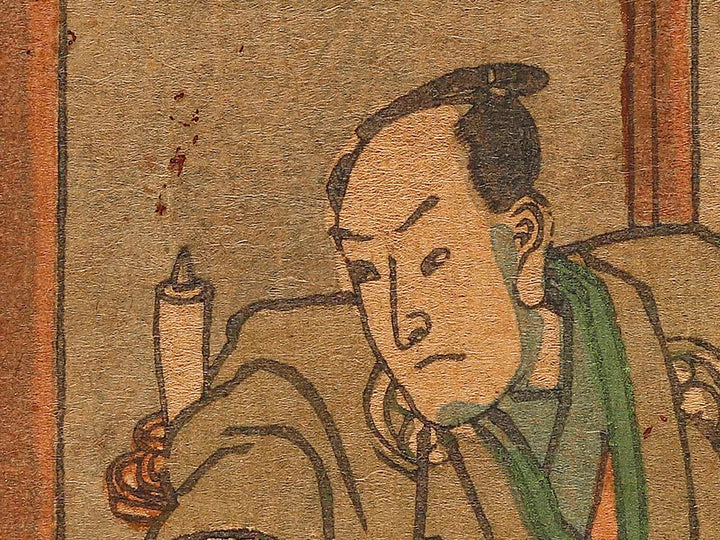 Nanadanme from the series Kana tehon chushingura by Utagawa Kuniyoshi / BJ309-057