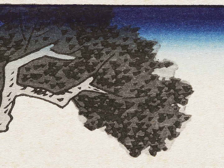 Okabe from the series The Fifty-three Stations of the Tokaido by Utagawa Hiroshige, (Large print size) / BJ330-008