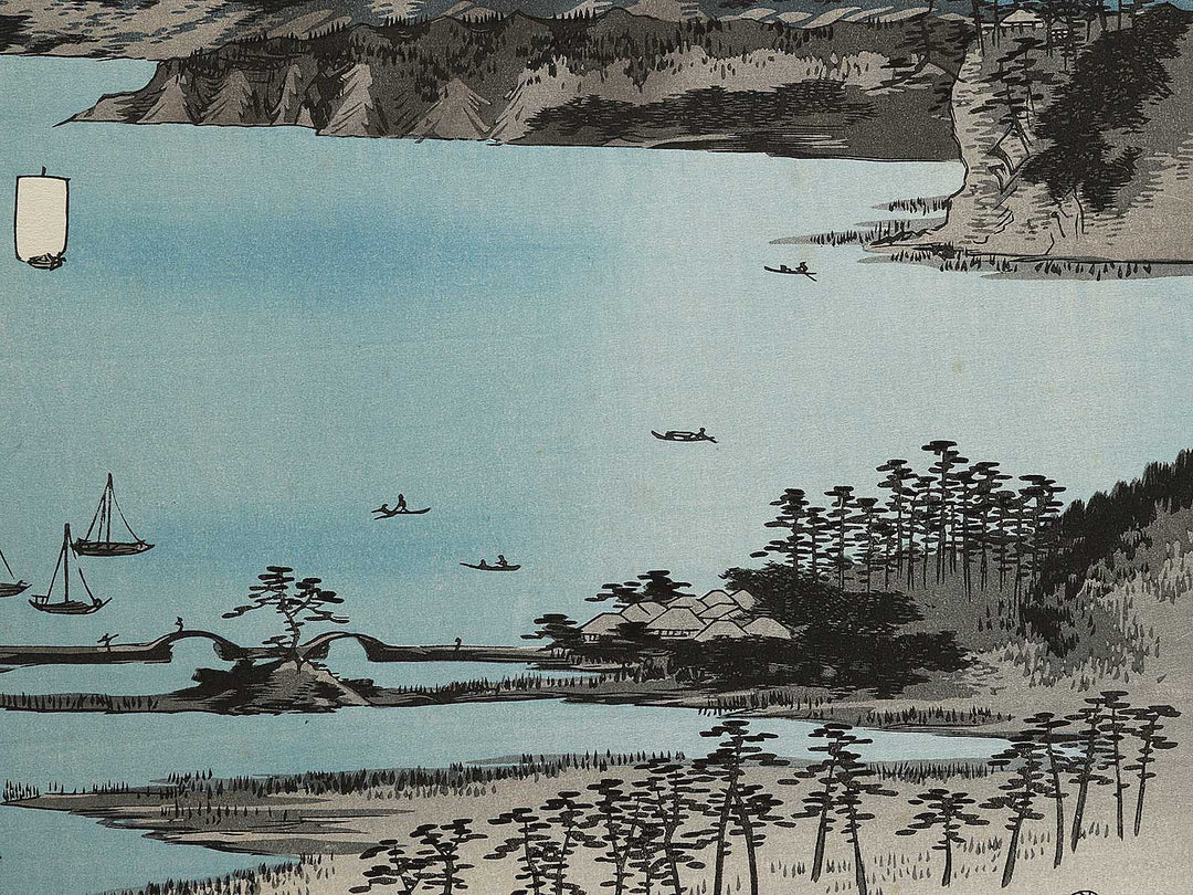 Buyo kanazawa hassho yakei by Utagawa Hiroshige, (Large print size) / BJ341-628