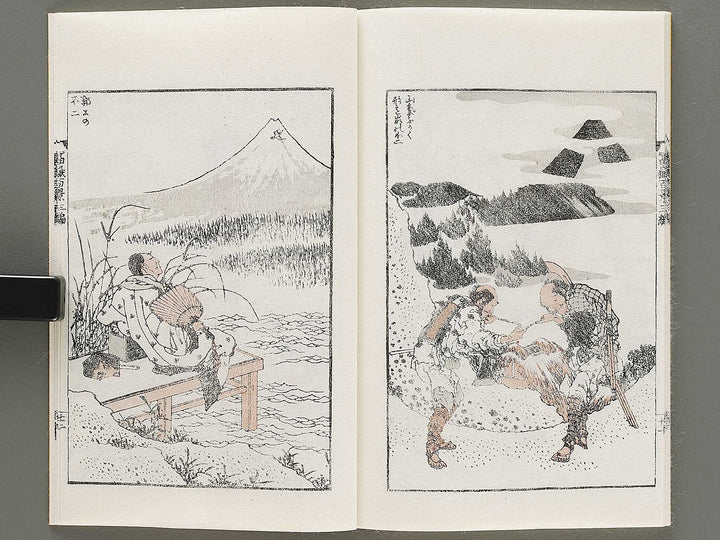 Hokusai fugaku hyakkei Volume 3 by Katsushika Hokusai / BJ331-877