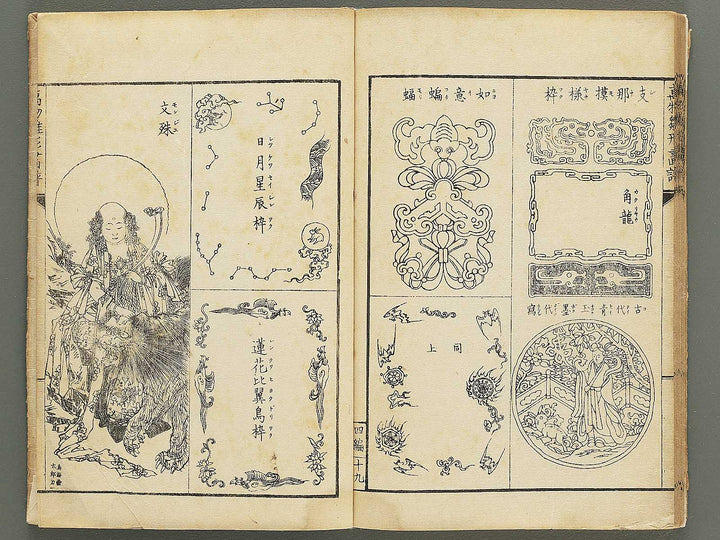 Banbutsu hinagata gafu Volume 4 by Sensai Eisaku / BJ348-593