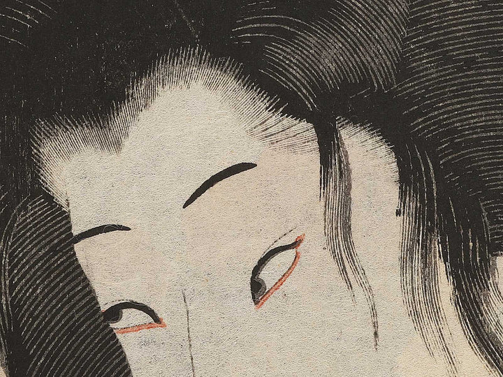 Komachi sakura no seirei Otomo no Kuromushi from the series Kodai imayo irogami awase by Torii Kiyomitsu, Toyokuni / BJ304-164