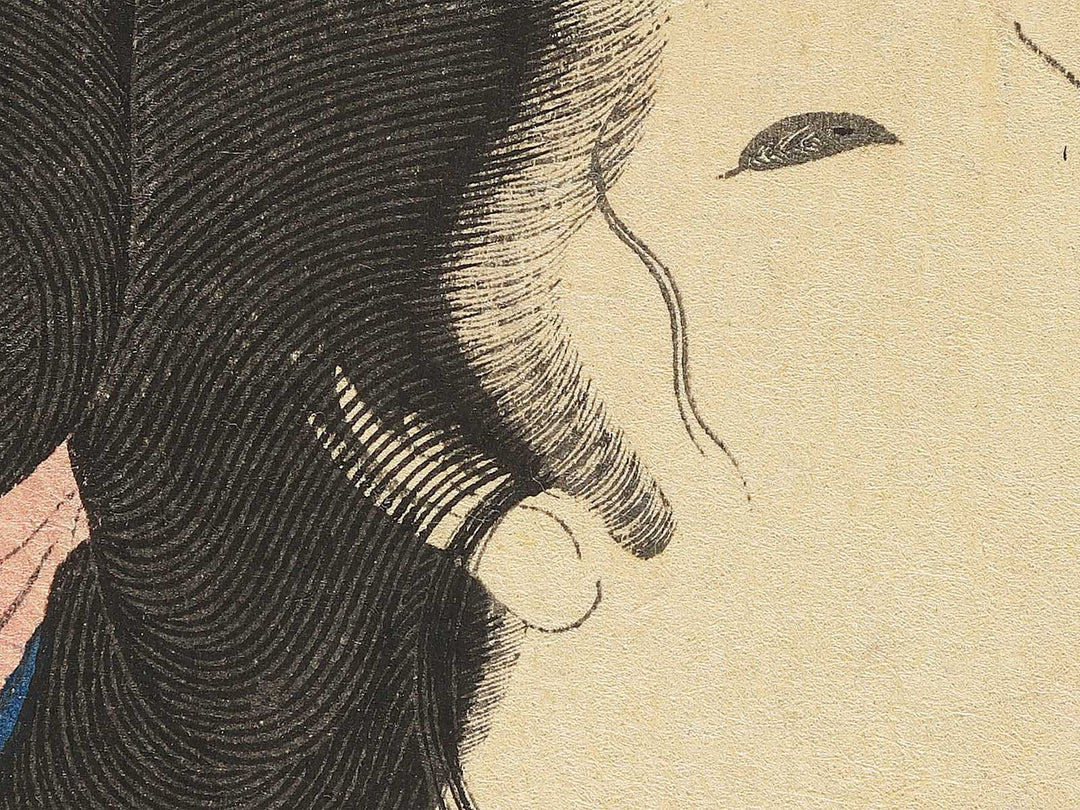Yoi no ame from the series Nishikiori musashi no beppin by Toyohara Kunichika / BJ346-248