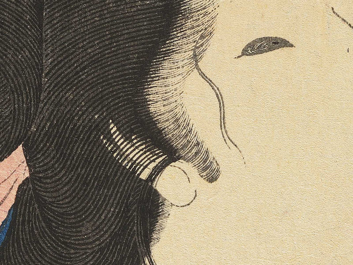 Yoi no ame from the series Nishikiori musashi no beppin by Toyohara Kunichika / BJ346-248