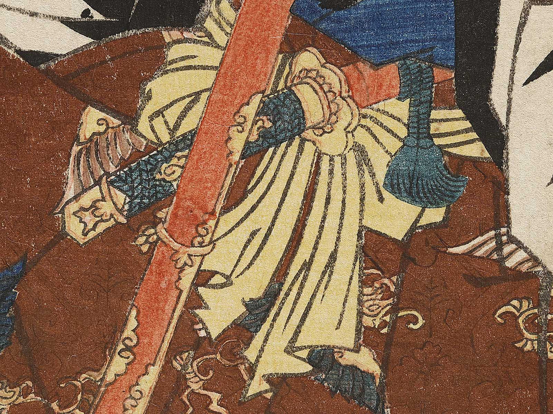 Hara goemon Mototoki from the series Gishi seichu fukushu ryakuden by Kochoro Toyokuni (Utagawa Kunisada) / BJ323-568