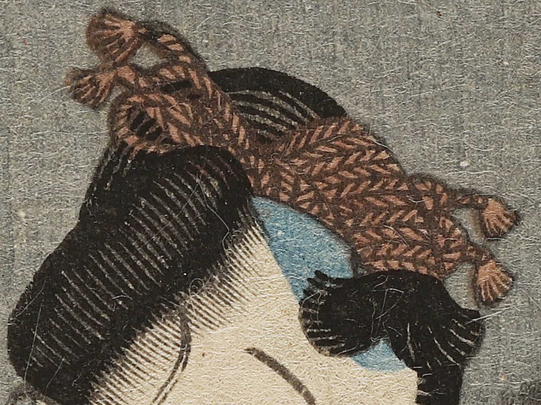 Hachi hana no en from the series Murasaki shikibu genji karuta by Baichoro Kunisada / BJ325-871