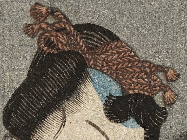 Hachi hana no en from the series Murasaki shikibu genji karuta by Baichoro Kunisada / BJ325-871