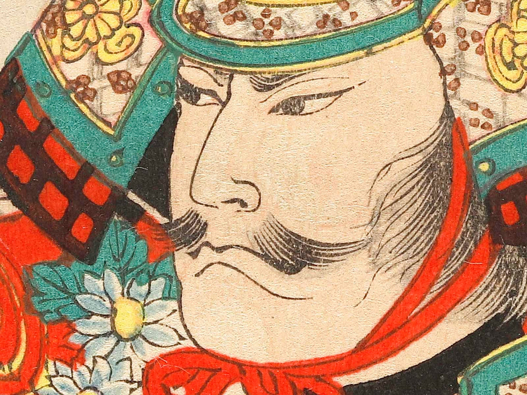 Kusunoki Masashige from the series Nihon rekishi kyokunga by Yoshu Chikanobu / BJ321-034