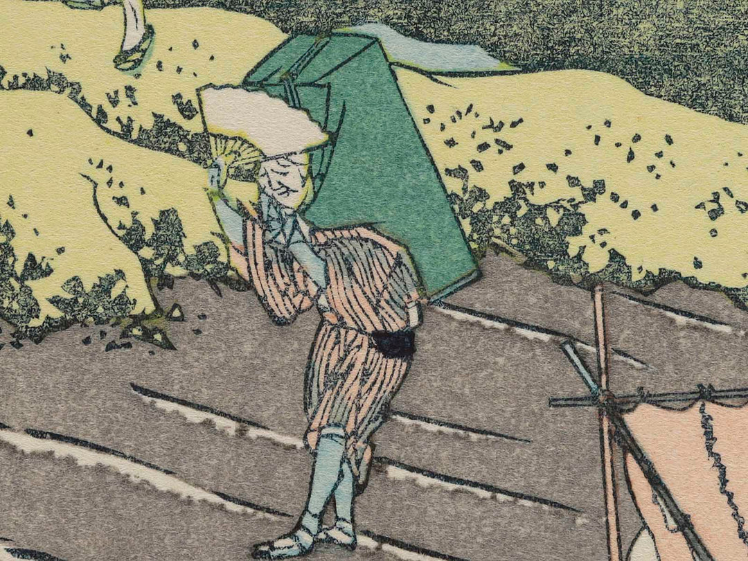 Surugadai in Edo from the series Thirty-six Views of Mount Fuji by Katsushika Hokusai, (Medium print size) / BJ283-535