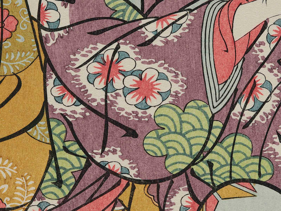 Irifune no yusho tsu no kuni toyama kiyosaki from the series Shinagawa kimi kisoi hakkei by Kitao Shigemasa, (Large print size) / BJ260-190