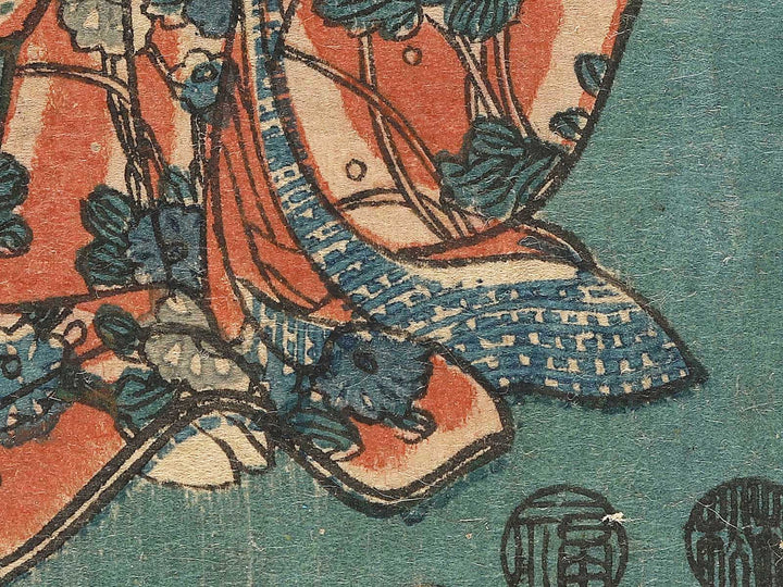 Fujibakama from the series Imagenji nishikie awase by Utagawa Kunisada(Toyokuni III) / BJ301-455