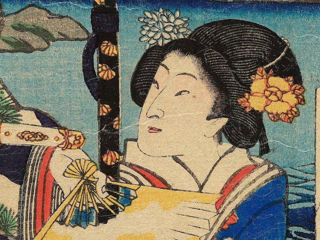 Tori from the series Genji kachofugetsu no uchi by Utagawa Fusatane / BJ345-702