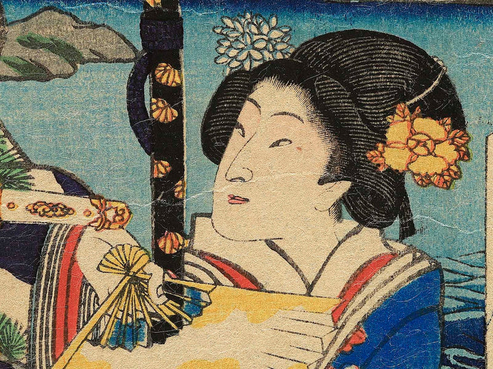 Tori from the series Genji kachofugetsu no uchi by Utagawa Fusatane / BJ345-702