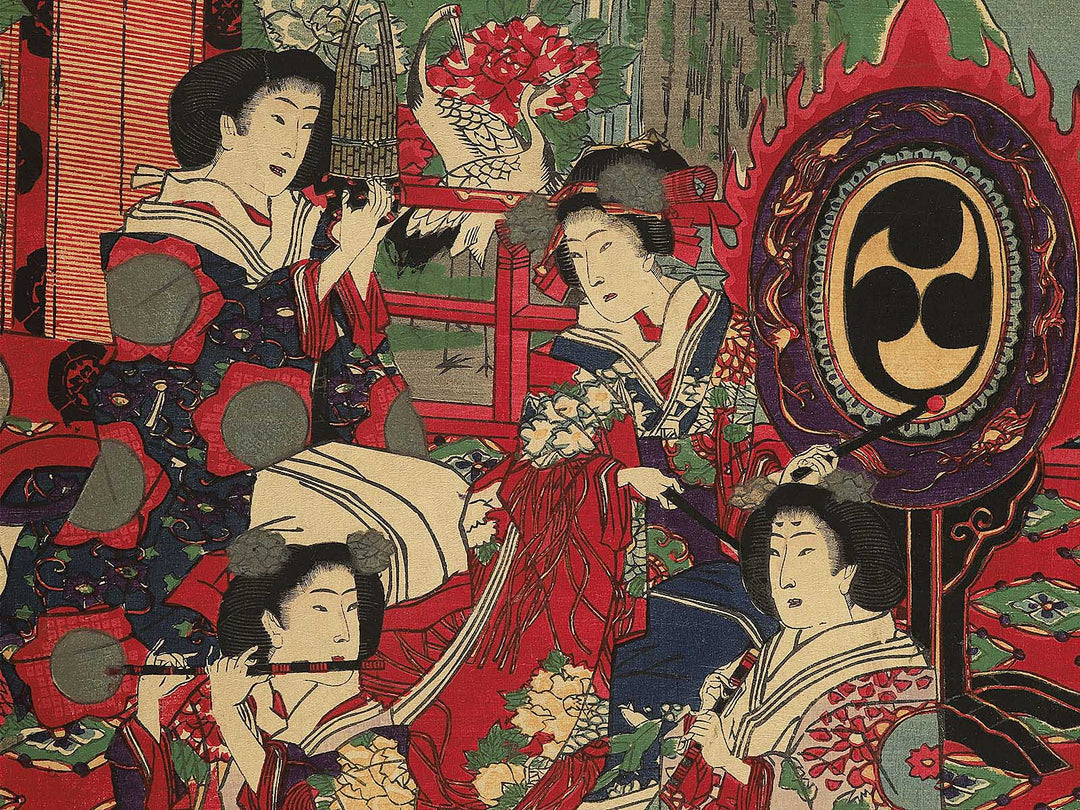 Haruiro ongyoku no shirabe by Utagawa Fusatane / BJ342-391