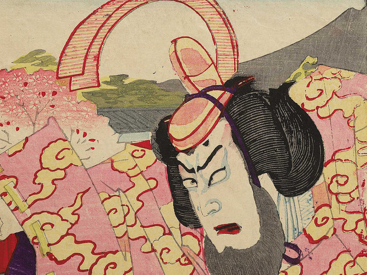 Tenjinki kurumahiki by Utagawa Kunisada(Toyokuni III) / BJ350-399