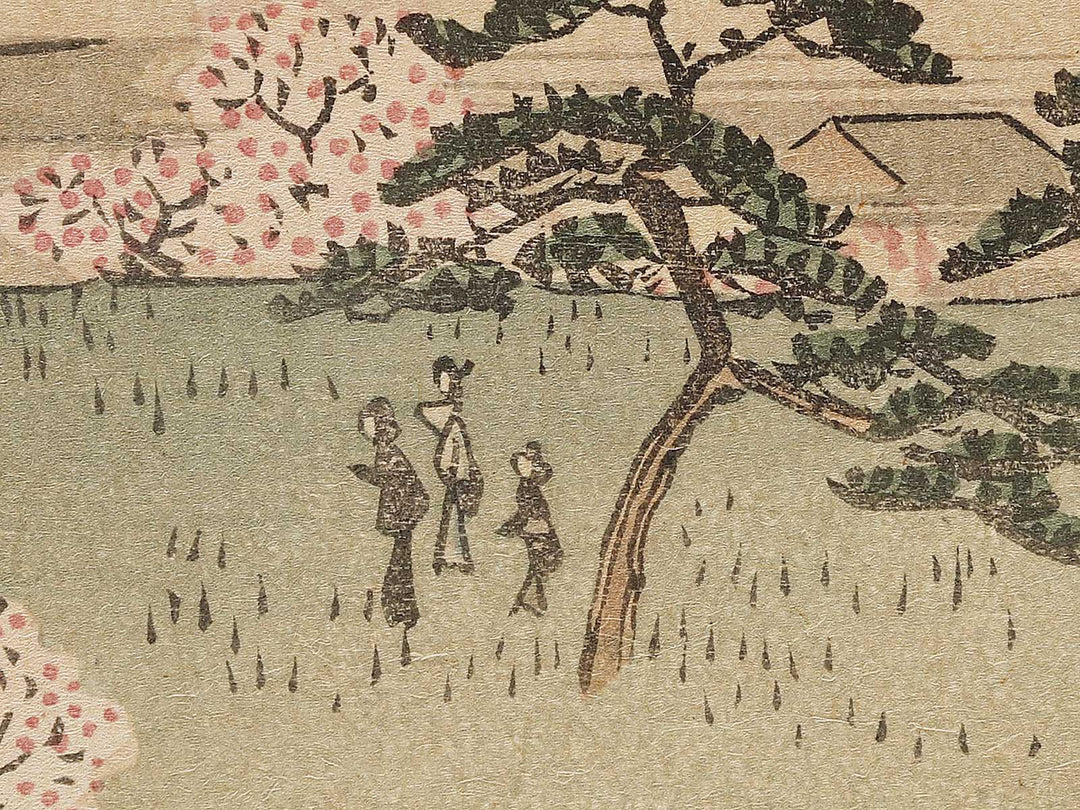 Gotenyama no hana zakari  from the series Ehon edo miyage by Utagawa Hiroshige, (Large print size) / BJ332-416
