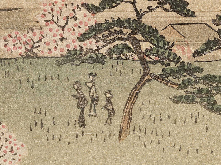 Gotenyama no hana zakari  from the series Ehon edo miyage by Utagawa Hiroshige, (Large print size) / BJ332-416
