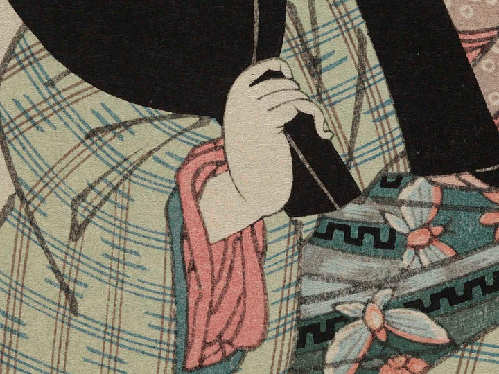 Kamiwo kinisuru kanshakuha onna no kuse from the series Forty-eight Habits by Keisai Eisen, (Large print size) / BJ239-218