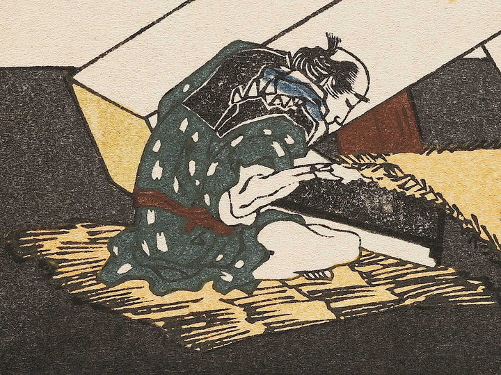 Harumichi no Tsuraki from the series Hyakunin isshu ubaga etoki by Katsushika Hokusai, (Large print size) / BJ306-859