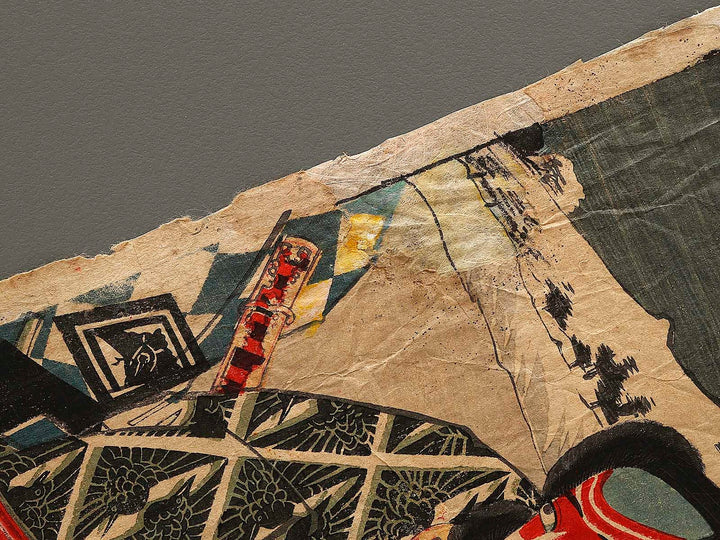 Kabuki Actor Ichikawa Sadanj  as Asahina Saburo Yoshihide / BJ333-382