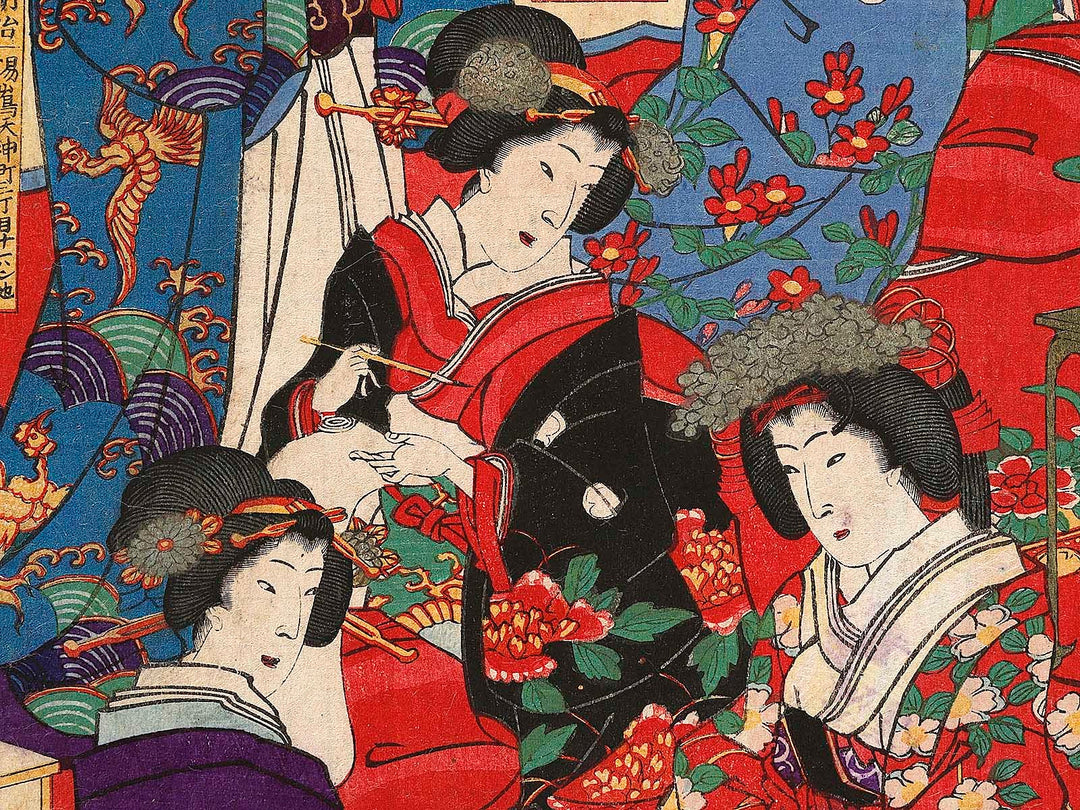 Tokugawa rekidai odaidokoro shozo by Yoshu Chikanobu / BJ324-177