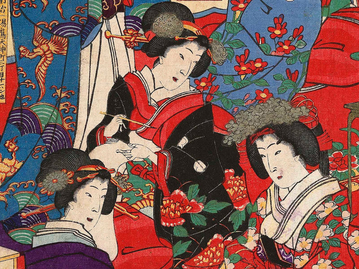 Tokugawa rekidai odaidokoro shozo by Yoshu Chikanobu / BJ324-177