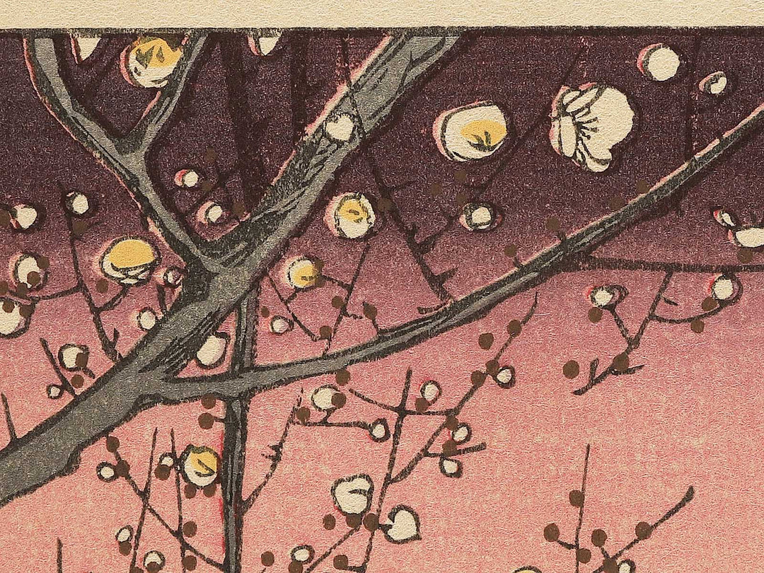 Plum Garden, Kamata from the series One Hundred Famous Views of Edo by Utagawa Hiroshige, (Large print size) / BJ339-976