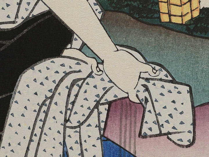 Hara no sawa jushi from the series Tokaido Beauties by Keisai Eisen, (Large print size) / BJ346-101