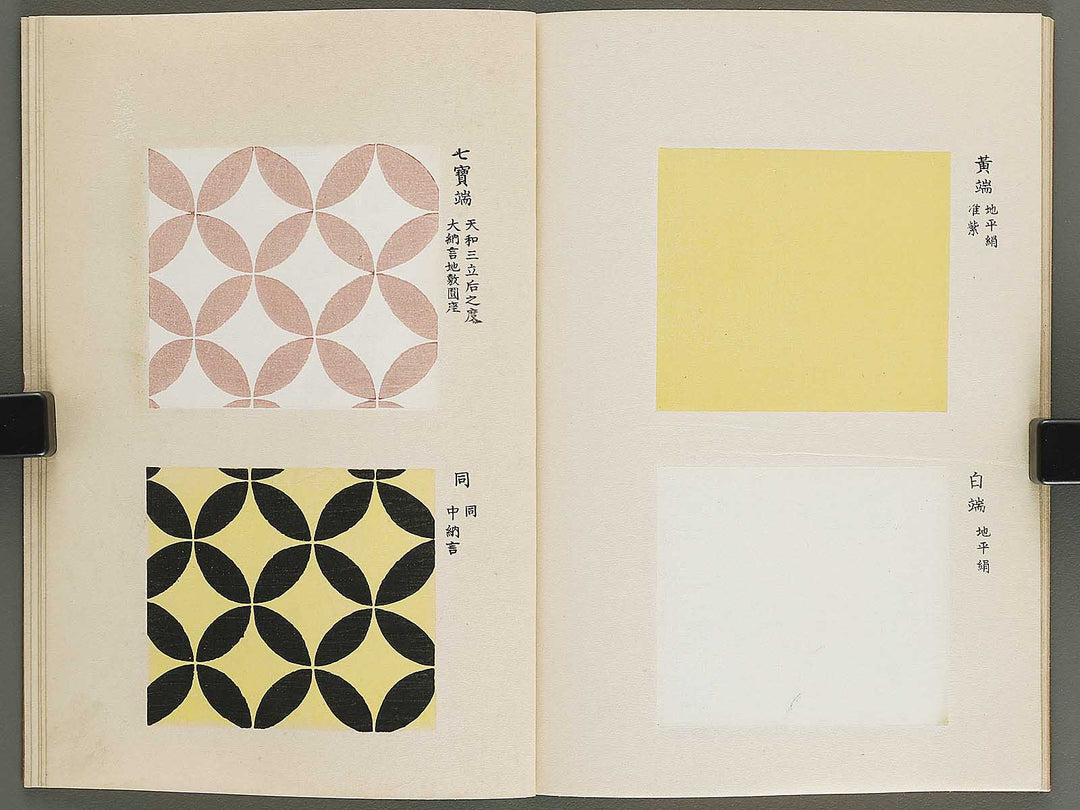 Kojitsu sosho shokumon zue Nishiki orimono by Honma Hyakuri / BJ339-934