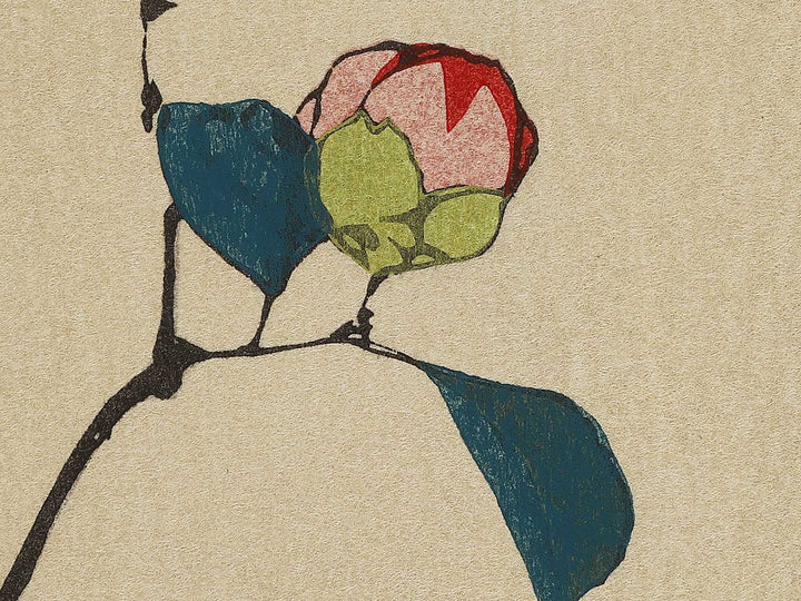 Tsubaki ni uguisu by Utagawa Hiroshige, (Large print size) / BJ324-730