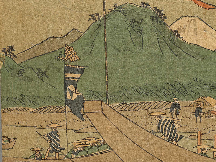 Kanbara from the series Tokaido by Utagawa Hiroshige II / BJ331-730