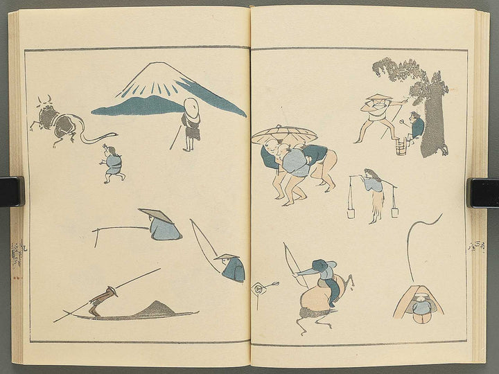 Jinbutsu ryakugashiki by Kuwagata Keisai / BJ348-117